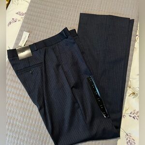 Banana Republic Navy Pinstripe Trousers